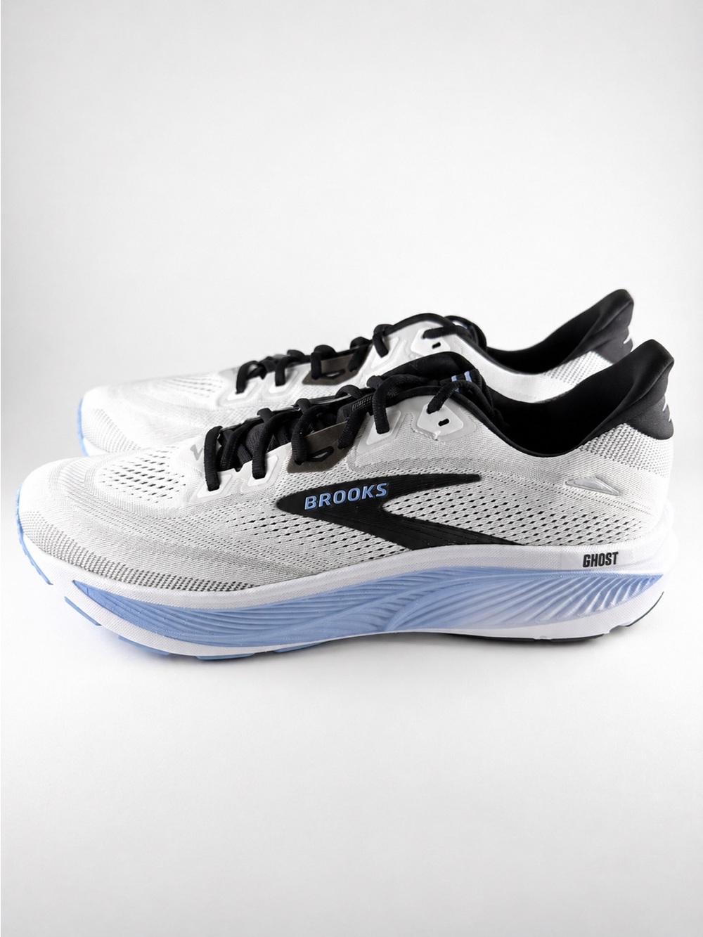 Size 15M- Brooks Ghost 18 Men’s Running Shoes in Grey Blue and Black